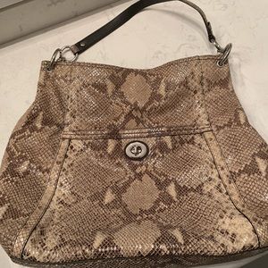 Coach Park Python Hobo